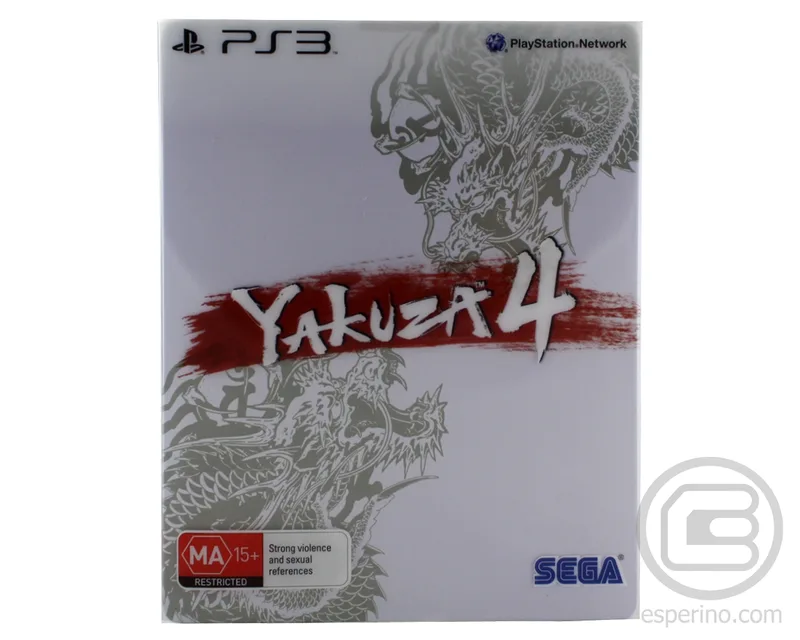 Yakuza 4 (Steelbook Edition Shiro)
