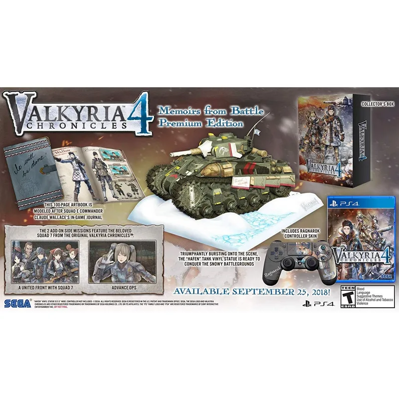 Valkyria Chronicles 4 - Memoirs From Battle Premium Edition (PS4)