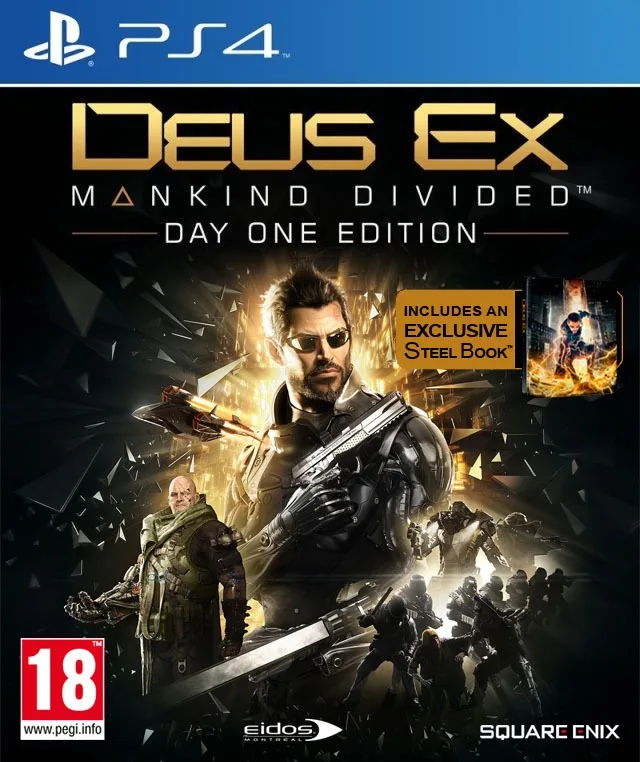 Deus Ex: Mankind Divided [Day One Steelbook Edition]