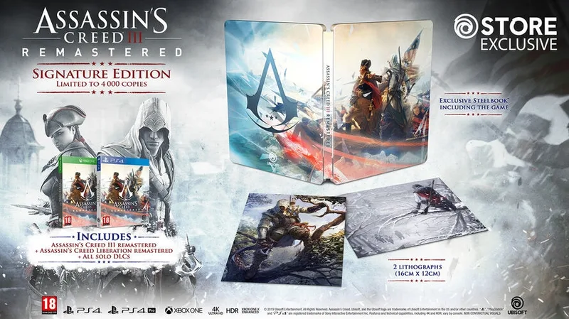 Assassin's Creed III: Remastered [Signature Edition] (PS4)