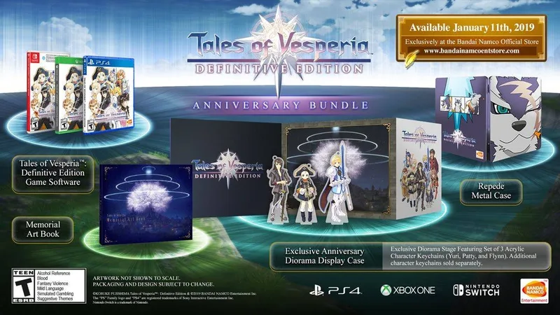 Tales of Vesperia Definitive Edition Anniversary Bundle (PS4)