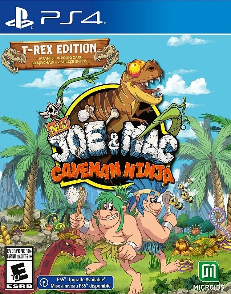 New Joe & Mac: Caveman Ninja [T-Rex Edition] (PS4)