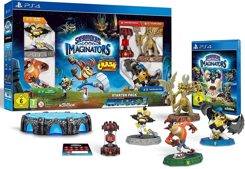 Skylanders Imaginators: Starter Pack Featuring Crash Bandicoot (PS4)