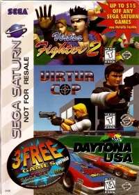 3 Free - Virtua Fighter 2, Virtua Cop, Daytona USA (SAT)
