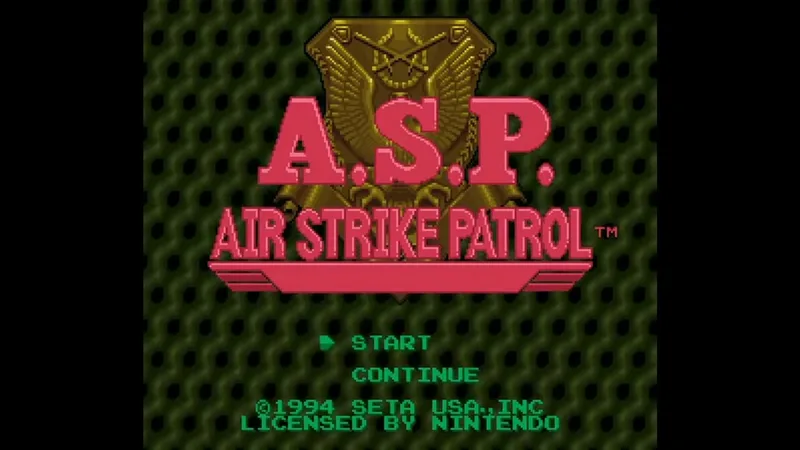 A.S.P. Air Strike Patrol (SNES)