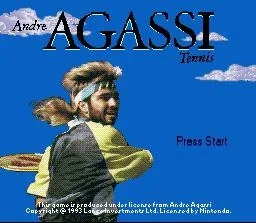 Andre Agassi Tennis (SNES)