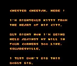 Chester Cheetah: Too Cool to Fool (SNES)