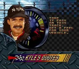Kyle Petty's No Fear Racing (SNES)