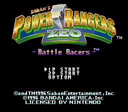 Power Rangers Zeo: Battle Racers (SNES)