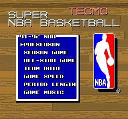 Tecmo Super NBA Basketball (SNES)