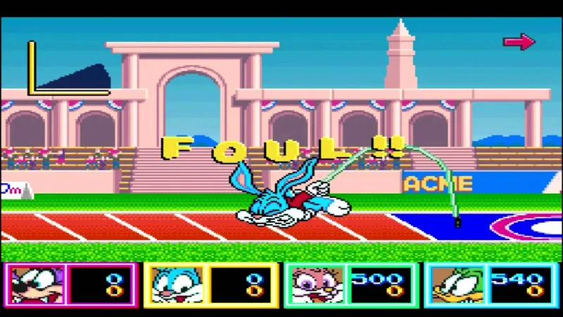 Tiny Toon Adventures: Wacky Sports Challenge (1994) (SNES)