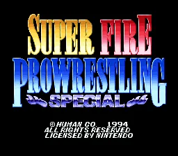 Super Fire Pro Wrestling Special (SNES)