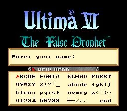 Ultima VI: The False Prophet (SNES)