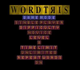 Wordtris (SNES)