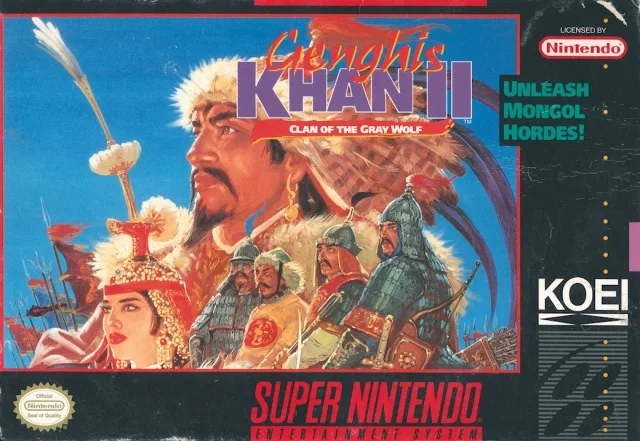 Genghis Khan II: Clan of the Gray Wolf (1992) (SNES)
