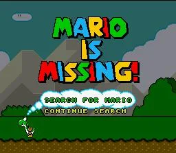 Mario is Missing! (SNES)