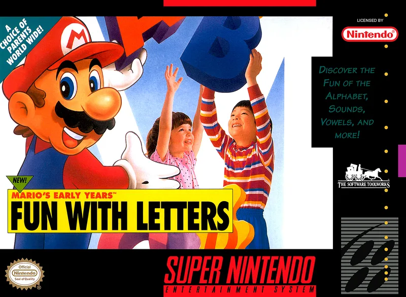 Mario's Early Years: Fun with Letters (SNES)