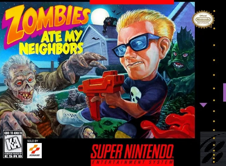 Zombies Ate My Neighbors [Box Variant] (SNES)