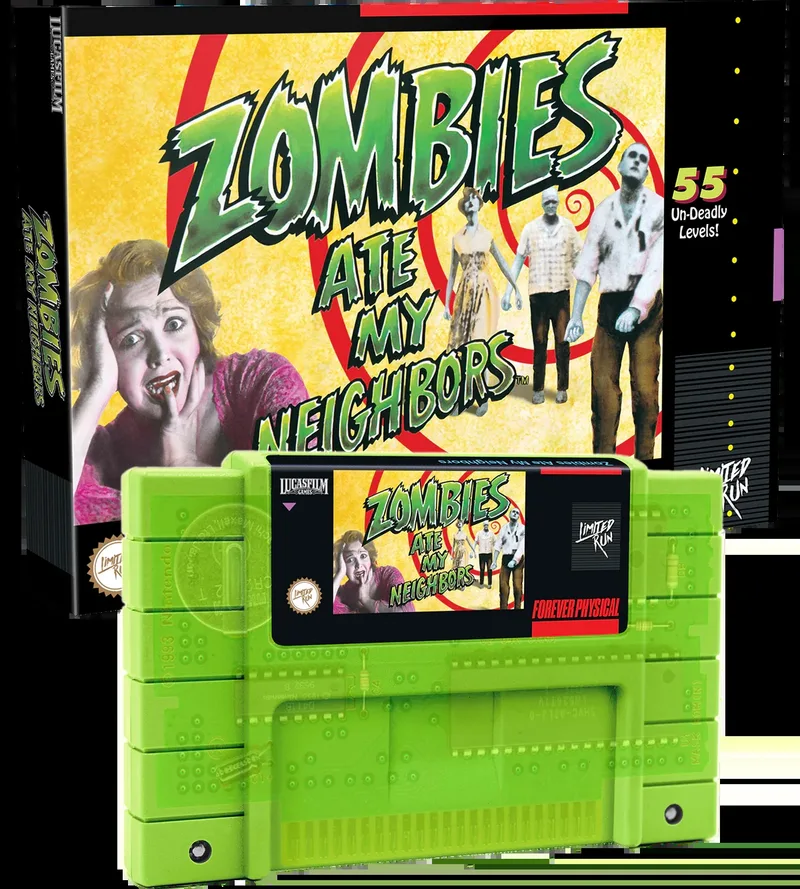 Zombies Ate My Neighbors [Limited Run Games Transparent Green]