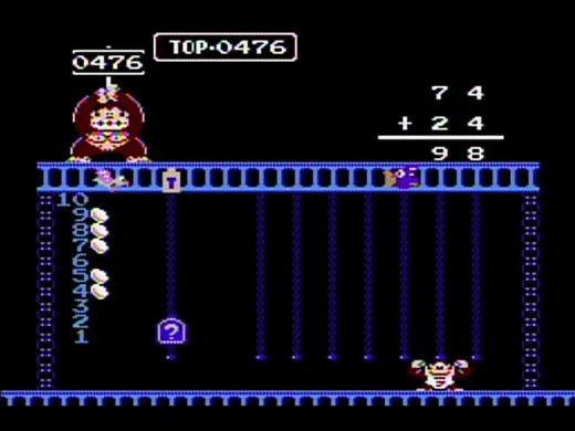 Donkey Kong Jr Math