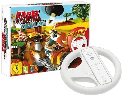 Farm Animal Racing [Wheel Bundle] (WII)