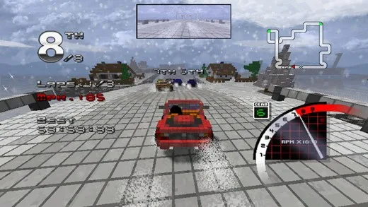 3D Pixel Racing (WII)