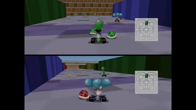 Mario Kart 64 (1996) (WII)