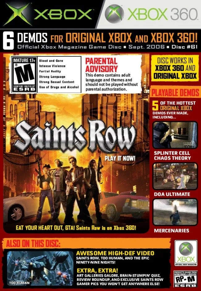 Official Xbox Magazine Demo Disc 61 (X360)
