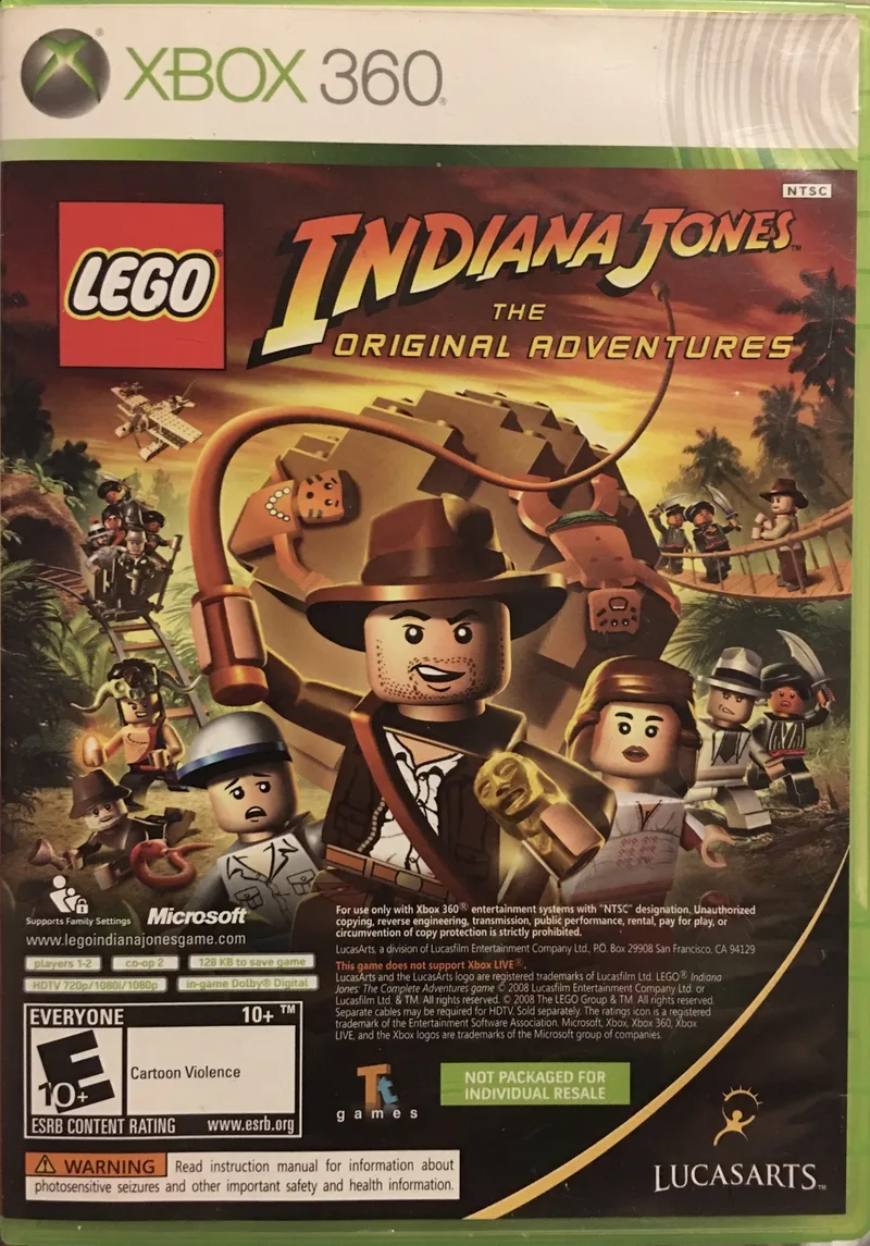 Indiana Jones - Kung Fu Panda - 2 pack (X360)