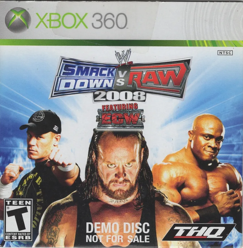 WWE SmackDown vs. Raw 2008 [Demo Disc] (X360)