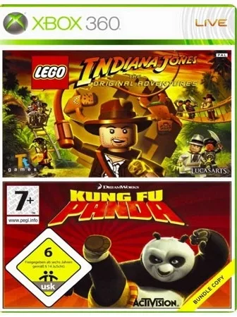 Kung fu panda & Lego indiana jones (X360)