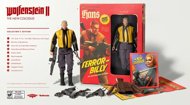 Wolfenstein II: The New Colossus Collector's Edition (XONE)