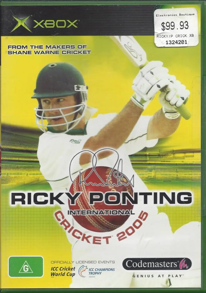 Ricky Ponting International Cricket 2005 (XBOX)