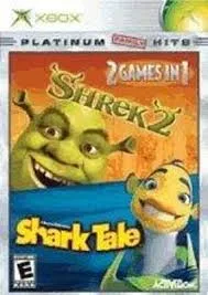 SHREK 2 Shark Tale 2 GAMES IN 1 (XBOX)