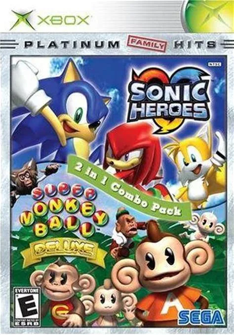 Sonic Heroes and Super Monkey Ball Deluxe (XBOX)