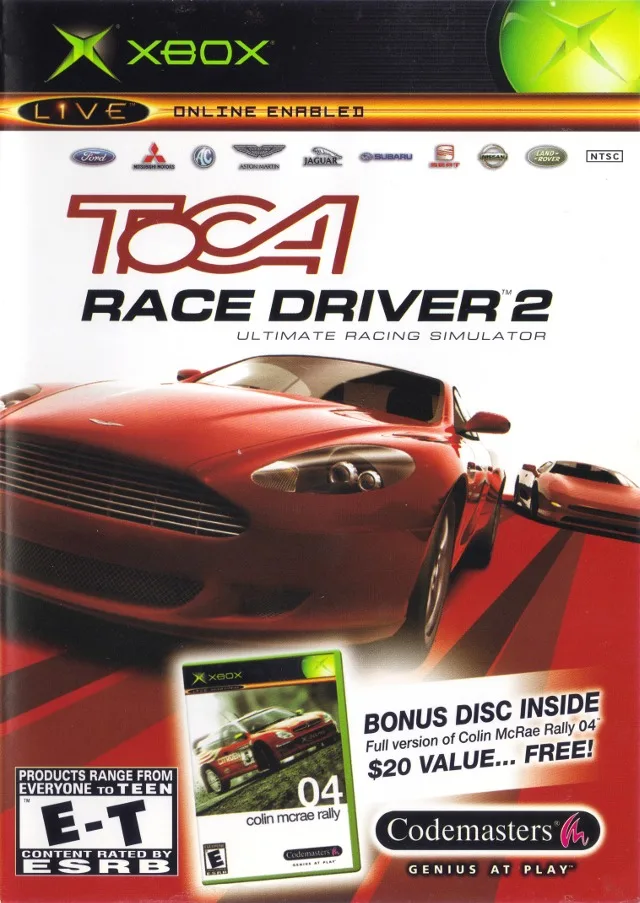 TOCA Race Driver 2 with Colin McRae Rally 04 (XBOX)