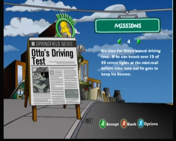 The Simpsons: Road Rage (XBOX)